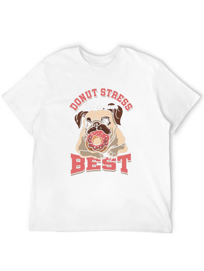 Donut Stress Pug T-Shirt