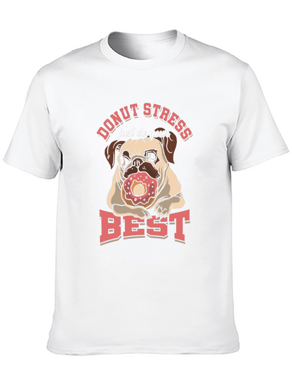 Donut Stress Pug T-Shirt