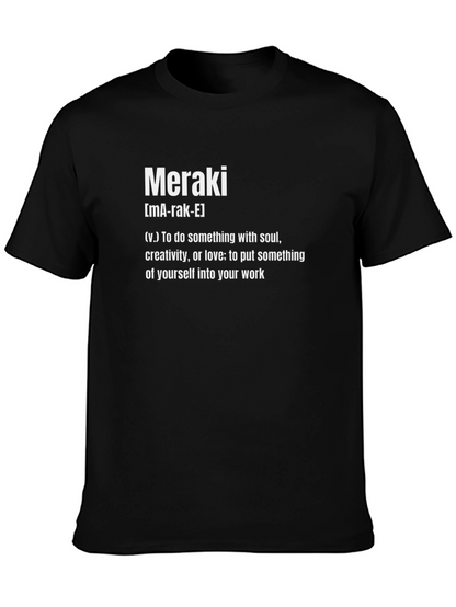 Meraki Definition T-Shirt - Soulful Creativity