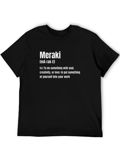 Meraki Definition T-Shirt - Soulful Creativity