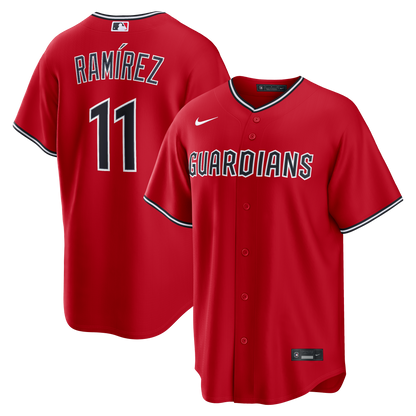 José Ramírez Cleveland Guardians Nike Alternate Replica Jersey - Red