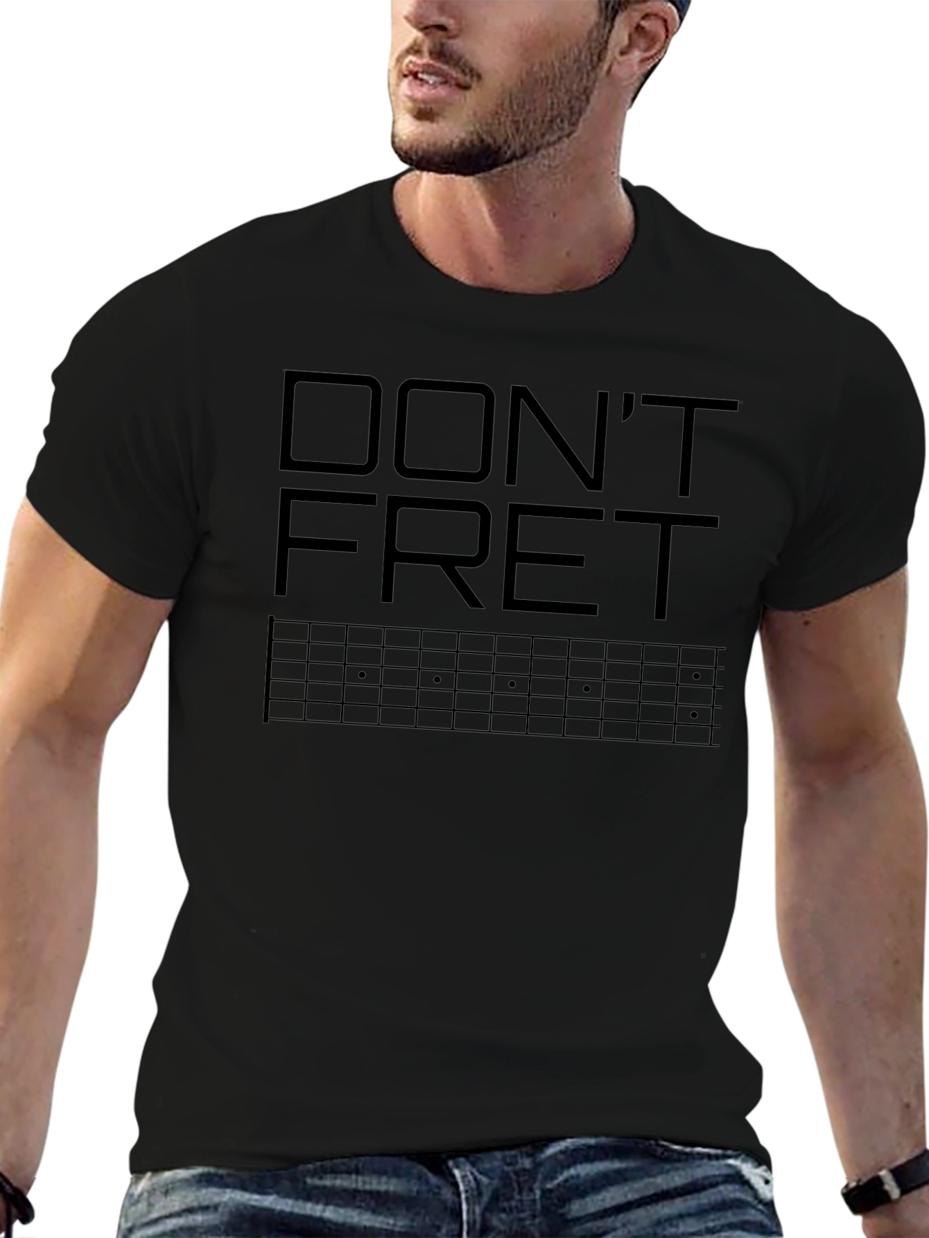 Dont Fret Guitarist T-Shirt - Musician Apparel