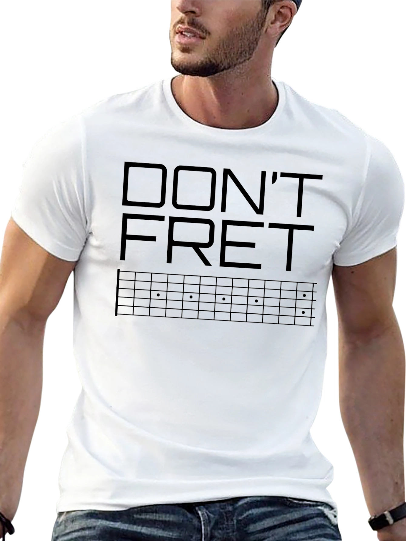 Dont Fret Guitarist T-Shirt - Musician Apparel