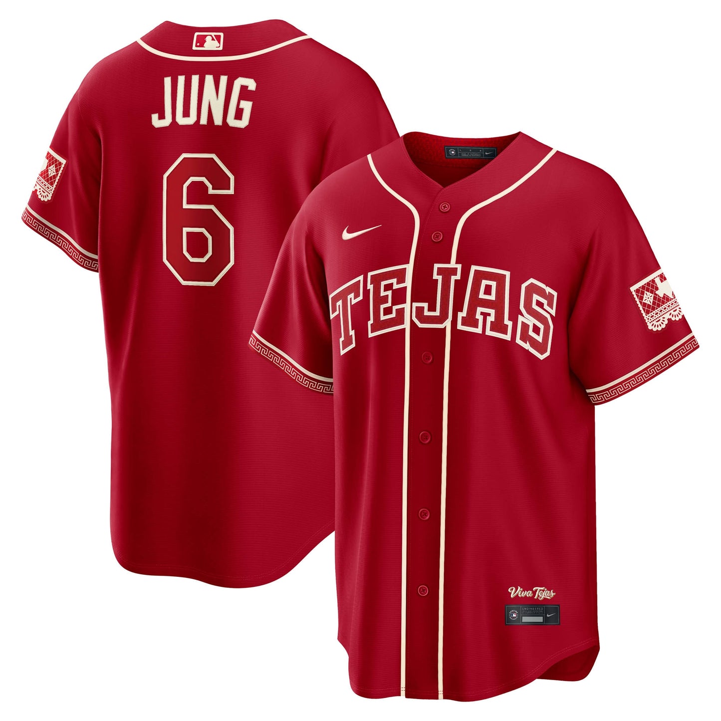 Josh Jung Texas Rangers Nike 2026 City Connect Stadium Jersey - Red