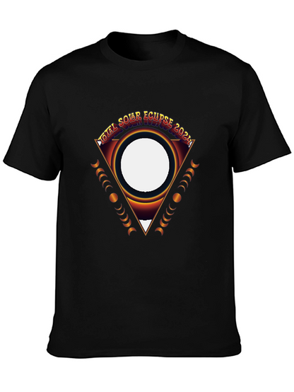 Total Solar Eclipse 2024 Black Graphic Tee