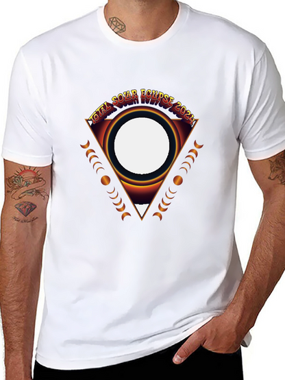 Total Solar Eclipse 2024 Black Graphic Tee