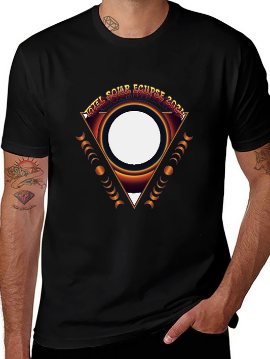 Total Solar Eclipse 2024 Black Graphic Tee