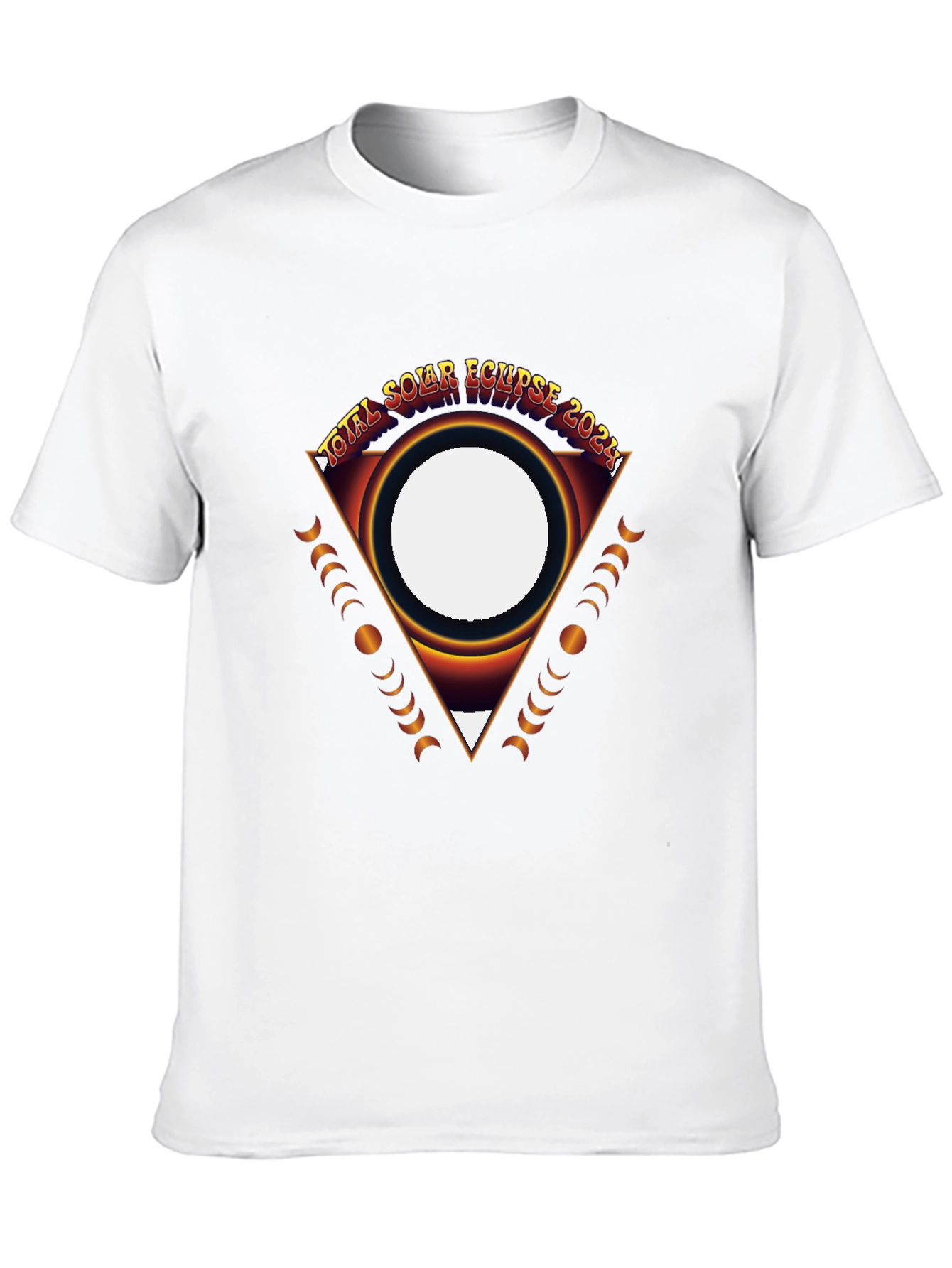 Total Solar Eclipse 2024 Black Graphic Tee