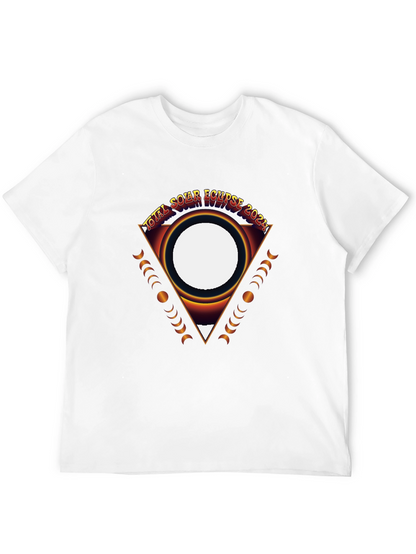 Total Solar Eclipse 2024 Black Graphic Tee