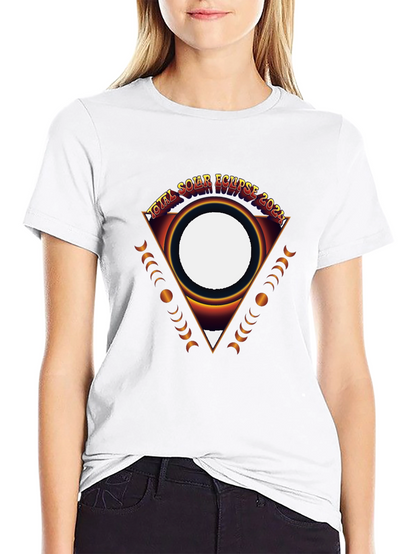 Total Solar Eclipse 2024 Black Graphic Tee