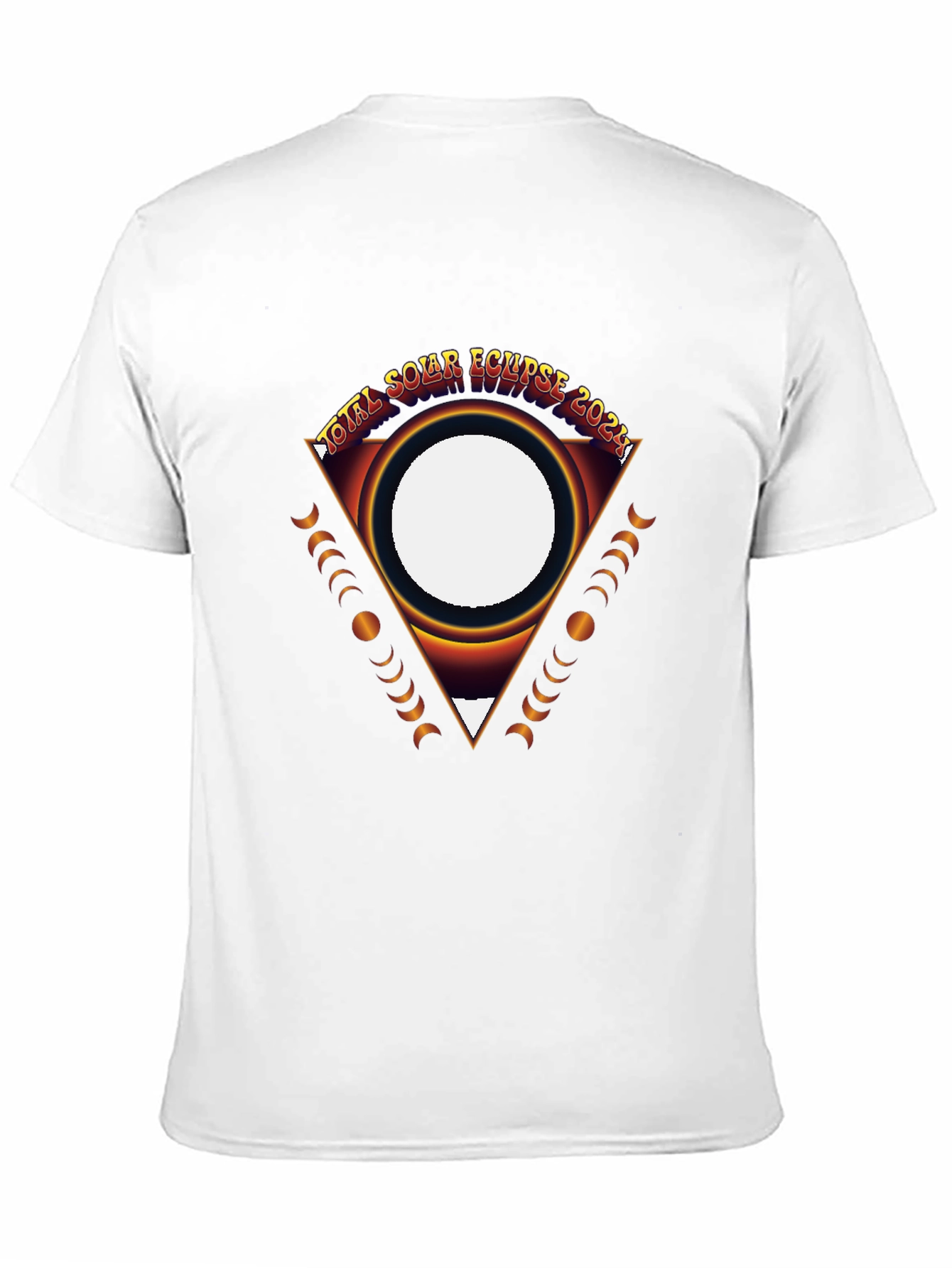 Total Solar Eclipse 2024 Black Graphic Tee