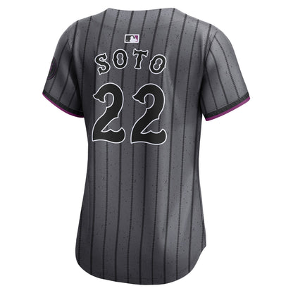 Juan Soto New York Mets Nike Women's City Connect Limited Jersey - Gray