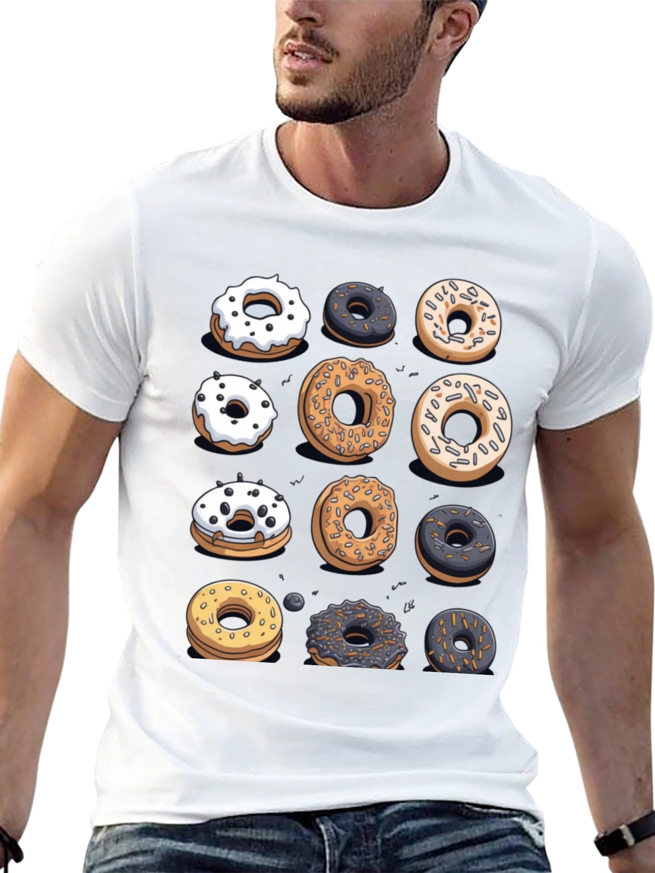 Donut Graphic T-Shirt - Sweet Treat Fashion