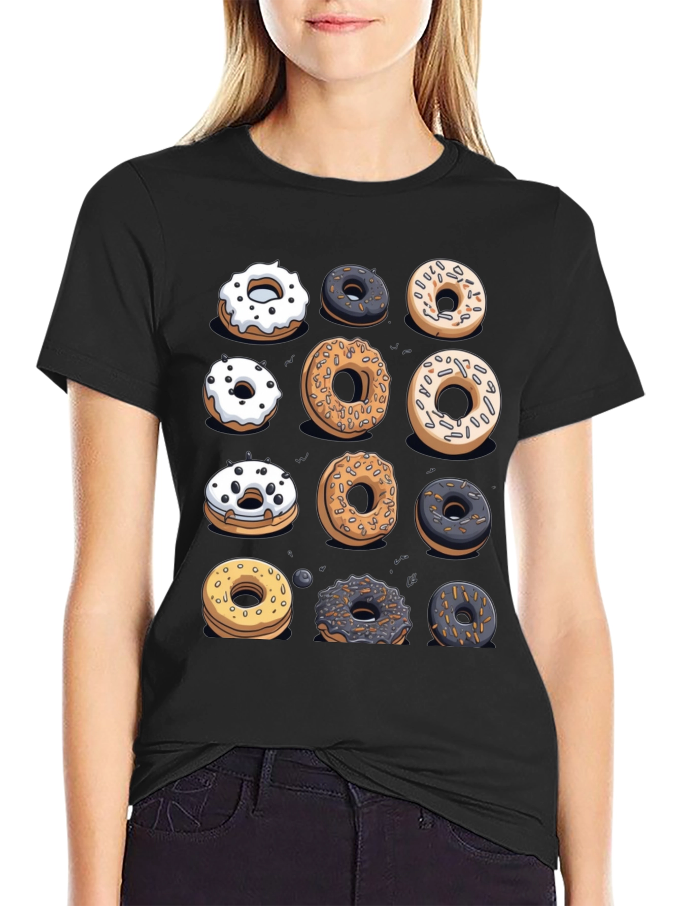 Donut Graphic T-Shirt - Sweet Treat Fashion