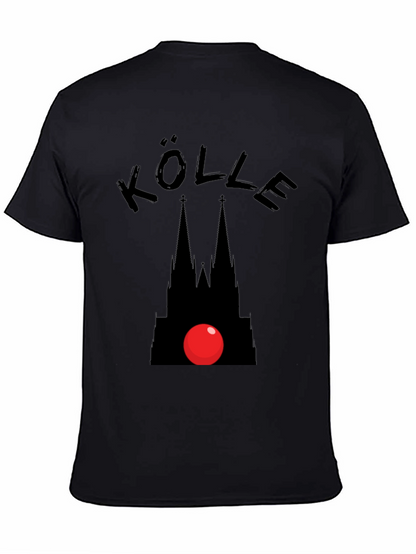 Kölle Carnival T-Shirt - Cologne Cathedral Red Nose