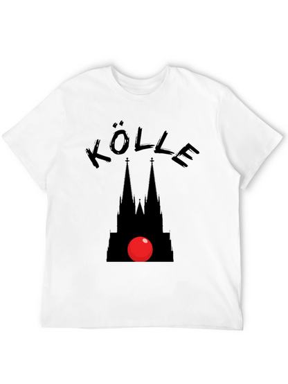 Kölle Carnival T-Shirt - Cologne Cathedral Red Nose