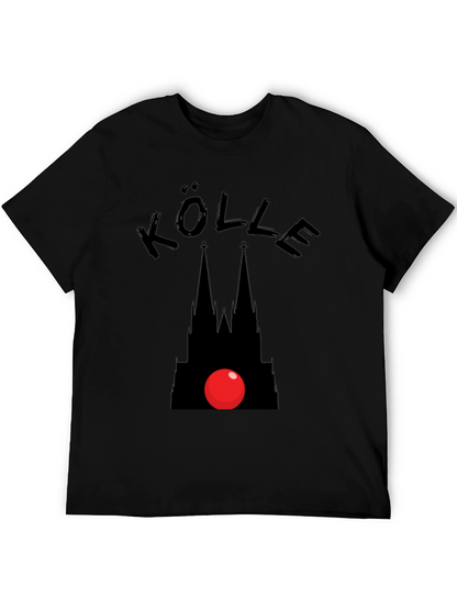 Kölle Carnival T-Shirt - Cologne Cathedral Red Nose