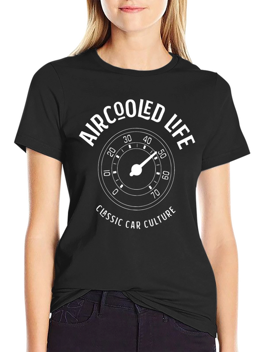 Aircooled Life Classic Car Culture Graphic T-Shirt