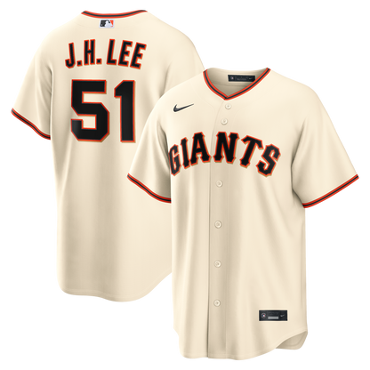 Jung Hoo Lee San Francisco Giants Nike Home Replica Jersey - Cream
