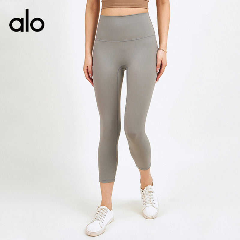 Alo Yoga Bare-Sensation High-Waist Booty-Lifting Yoga Pants, Tight & Stretchy Workout Cropped Leggings