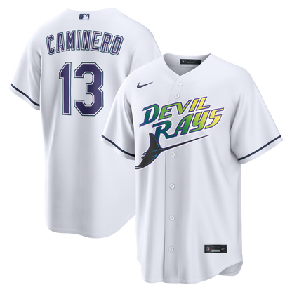 Junior Caminero Tampa Bay Rays Nike Alternate 2 Replica Jersey - White