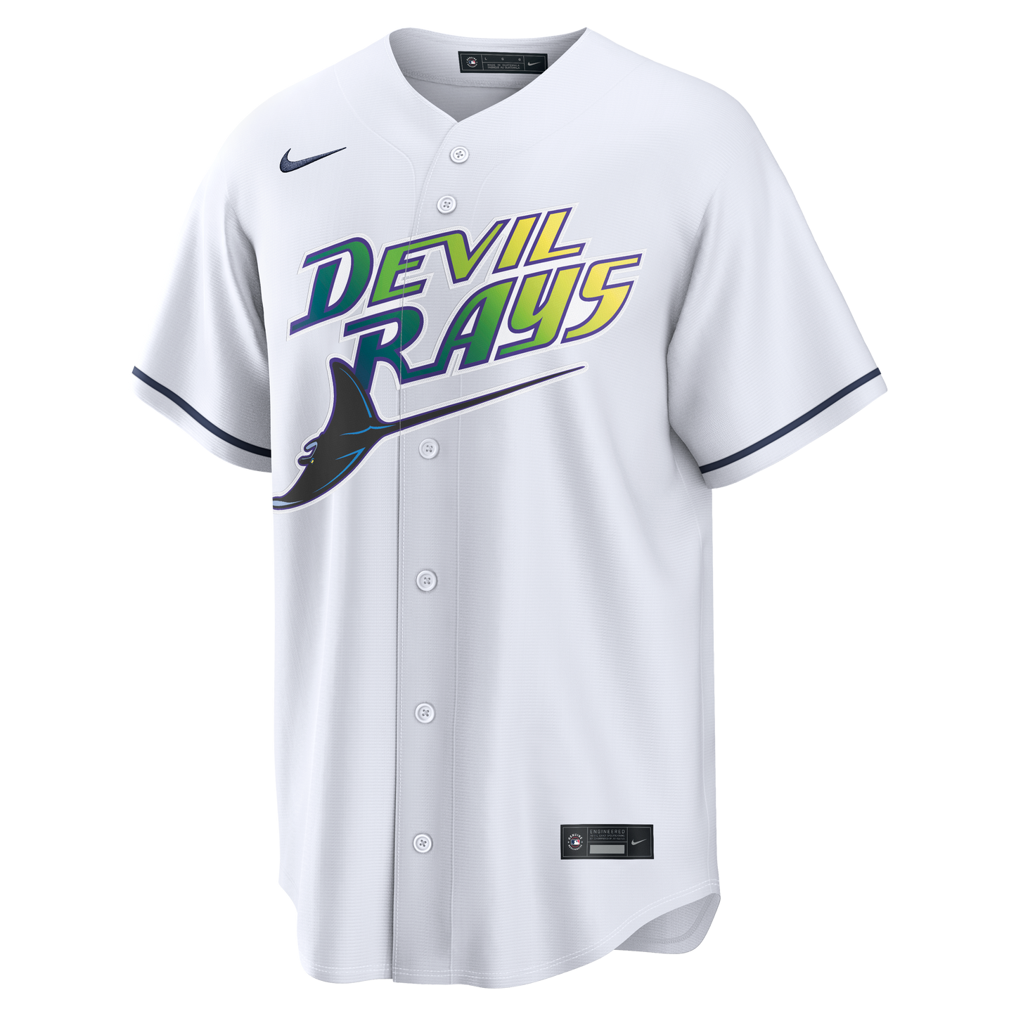 Junior Caminero Tampa Bay Rays Nike Alternate 2 Replica Jersey - White