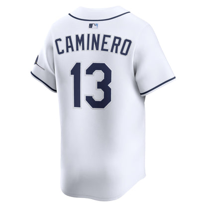 Junior Caminero Tampa Bay Rays Nike Home Limited Jersey - White