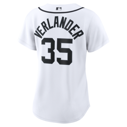 Justin Verlander Detroit Tigers Nike Women's Home Replica Jersey - White