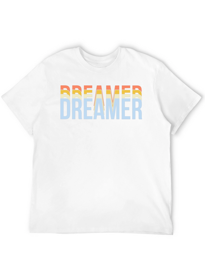 Dreamer Graphic Tee - Retro Style Black T-Shirt