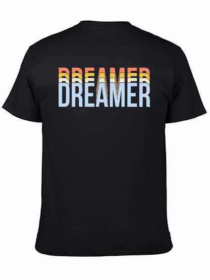Dreamer Graphic Tee - Retro Style Black T-Shirt