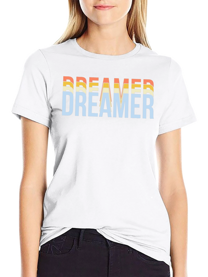 Dreamer Graphic Tee - Retro Style Black T-Shirt