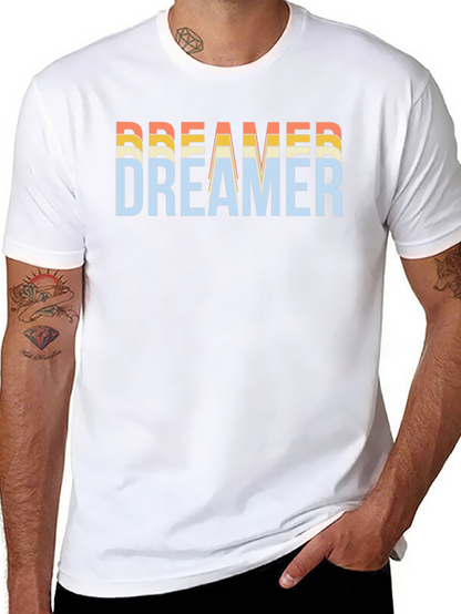 Dreamer Graphic Tee - Retro Style Black T-Shirt