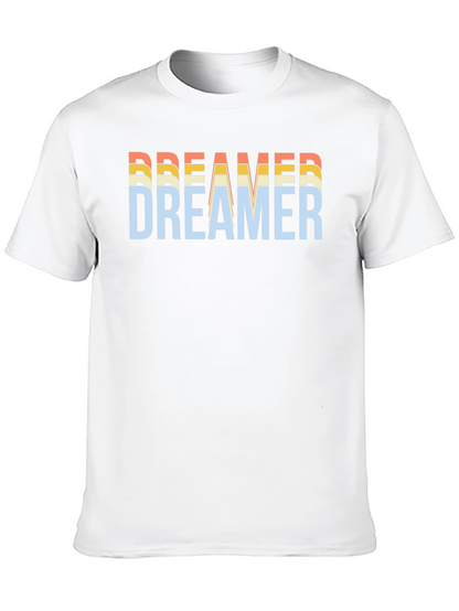 Dreamer Graphic Tee - Retro Style Black T-Shirt