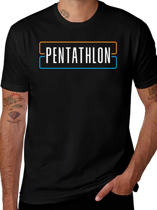 Pentathlon Graphic Tee - Classic Style