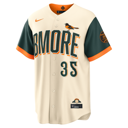 Adley Rutschman Baltimore Orioles Nike 2026 City Connect Stadium Jersey - Cream