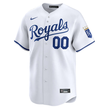 Kansas City Royals Nike Home Limited Custom Jersey - White