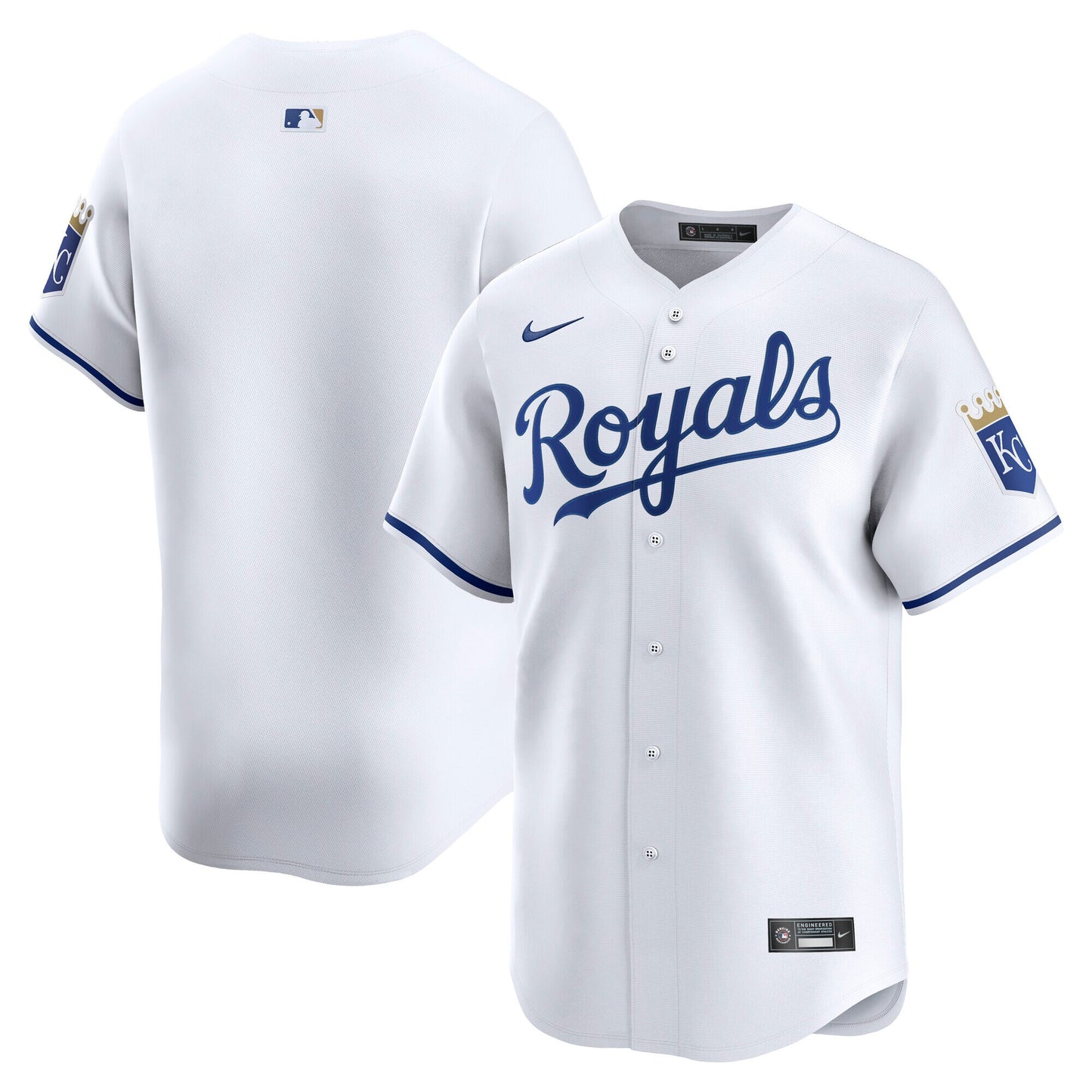 Kansas City Royals Nike Home Limited Jersey - White
