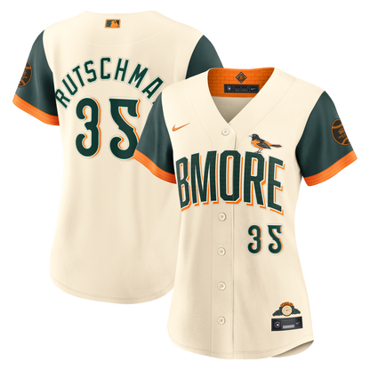 Adley Rutschman Baltimore Orioles Nike Women's 2026 City Connect Stadium Jersey - Cream