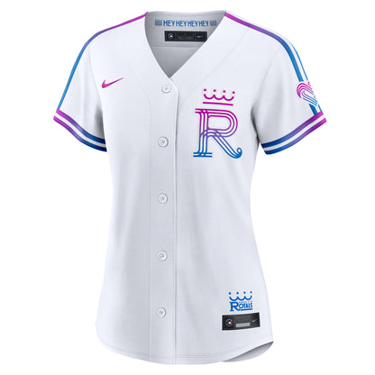 Kansas City Royals Nike Women's 2026 City Connect Stadium Jersey - White
