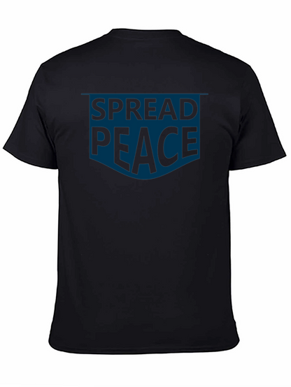Spread Peace Graphic Tee - Positive Message T-Shirt