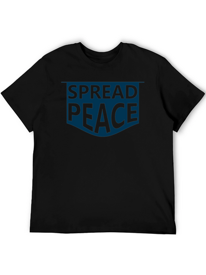 Spread Peace Graphic Tee - Positive Message T-Shirt