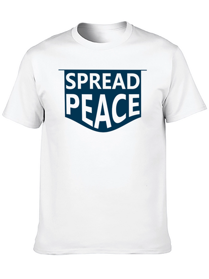 Spread Peace Graphic Tee - Positive Message T-Shirt