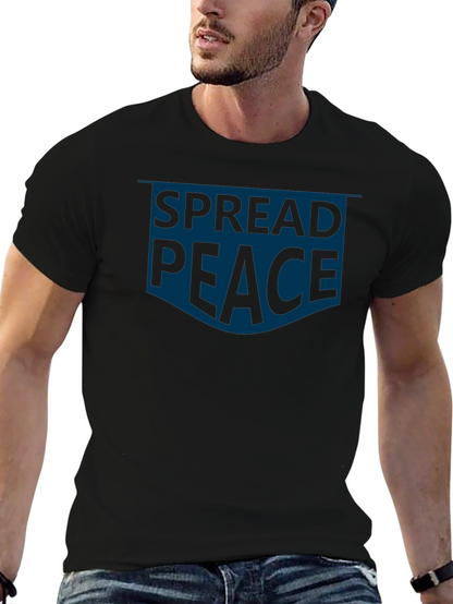 Spread Peace Graphic Tee - Positive Message T-Shirt