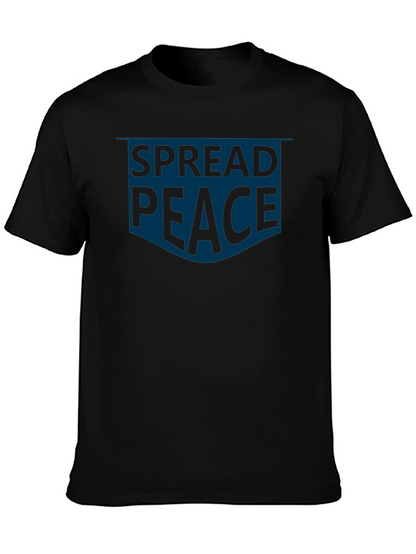 Spread Peace Graphic Tee - Positive Message T-Shirt