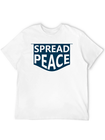 Spread Peace Graphic Tee - Positive Message T-Shirt