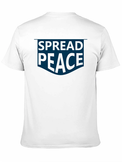 Spread Peace Graphic Tee - Positive Message T-Shirt
