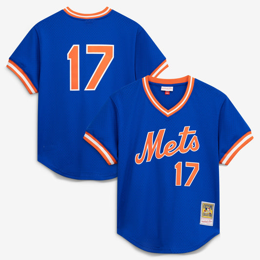 Keith Hernandez New York Mets Mitchell &amp;amp; Ness Authentic Batting Practice Jersey - Royal