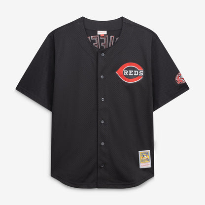 Ken Griffey Jr. Cincinnati Reds Mitchell &amp;amp; Ness Big &amp;amp; Tall Cooperstown Mesh Batting Practice Jersey - Black