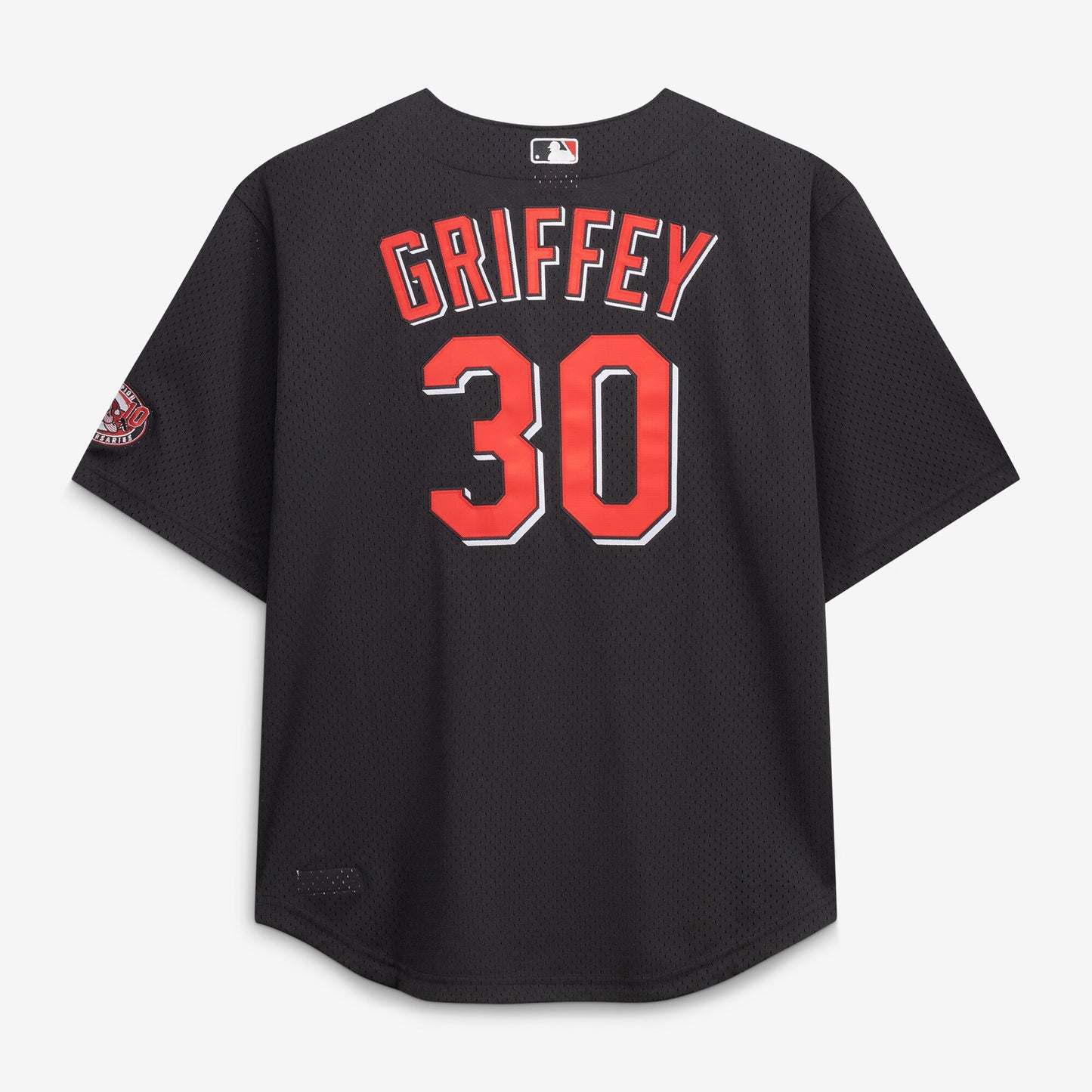 Ken Griffey Jr. Cincinnati Reds Mitchell &amp;amp; Ness Big &amp;amp; Tall Cooperstown Mesh Batting Practice Jersey - Black