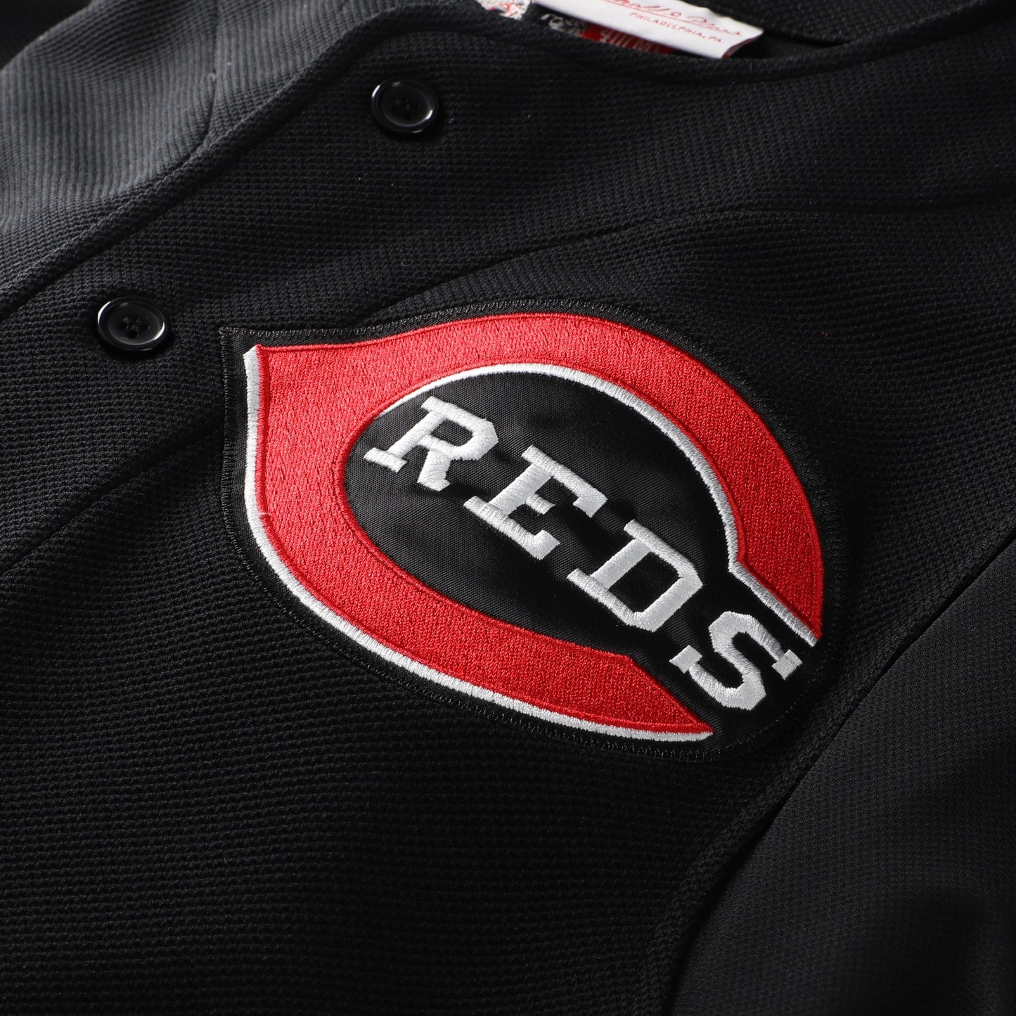 Ken Griffey Jr. Cincinnati Reds Mitchell &amp;amp; Ness Cooperstown Collection Authentic Mesh Batting Practice Jersey - Black